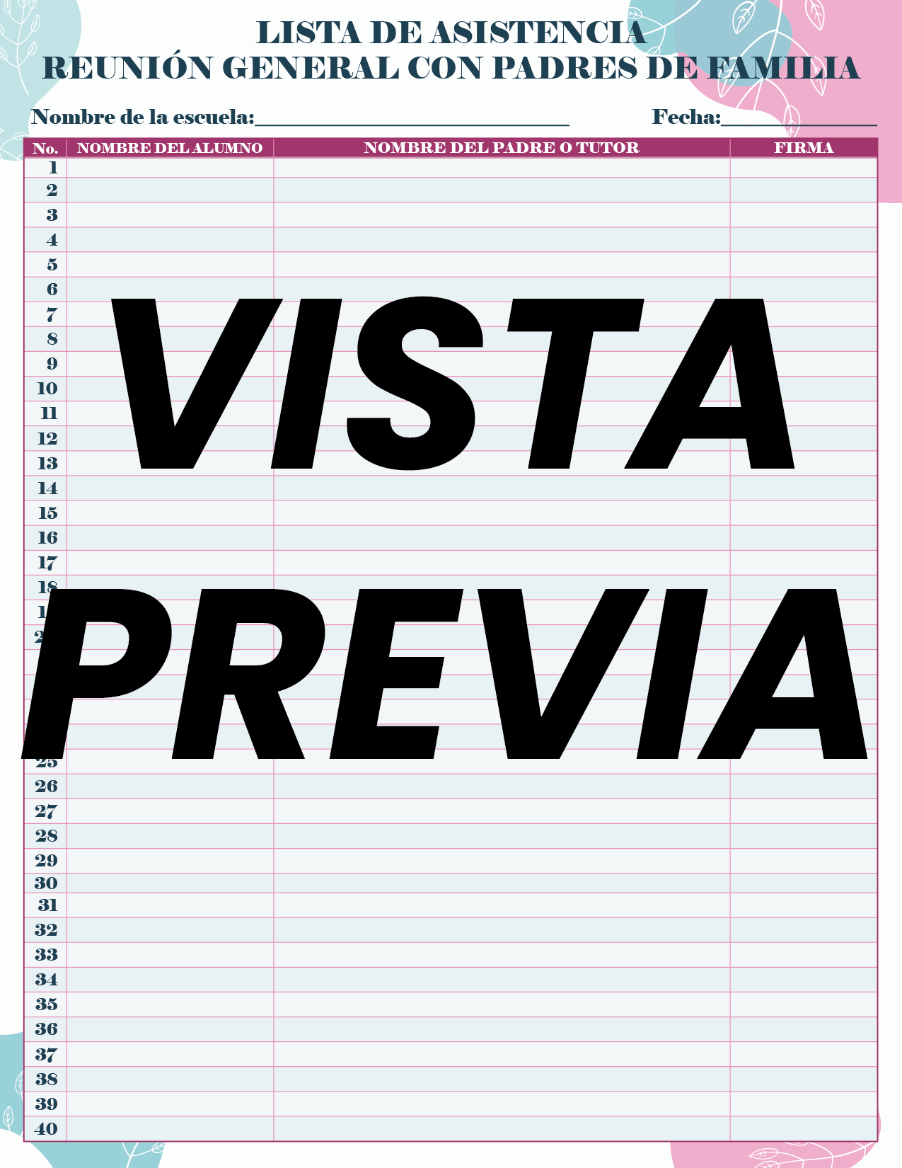 Agenda Flores SUPERVISOR Primaria