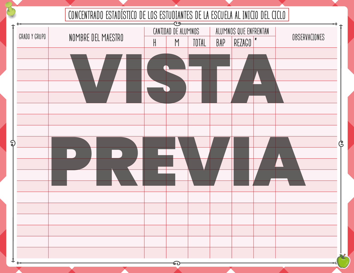 Agenda Roja DIRECTOR Secundaria Ciclo Escolar 2024 - 2025 en PDF