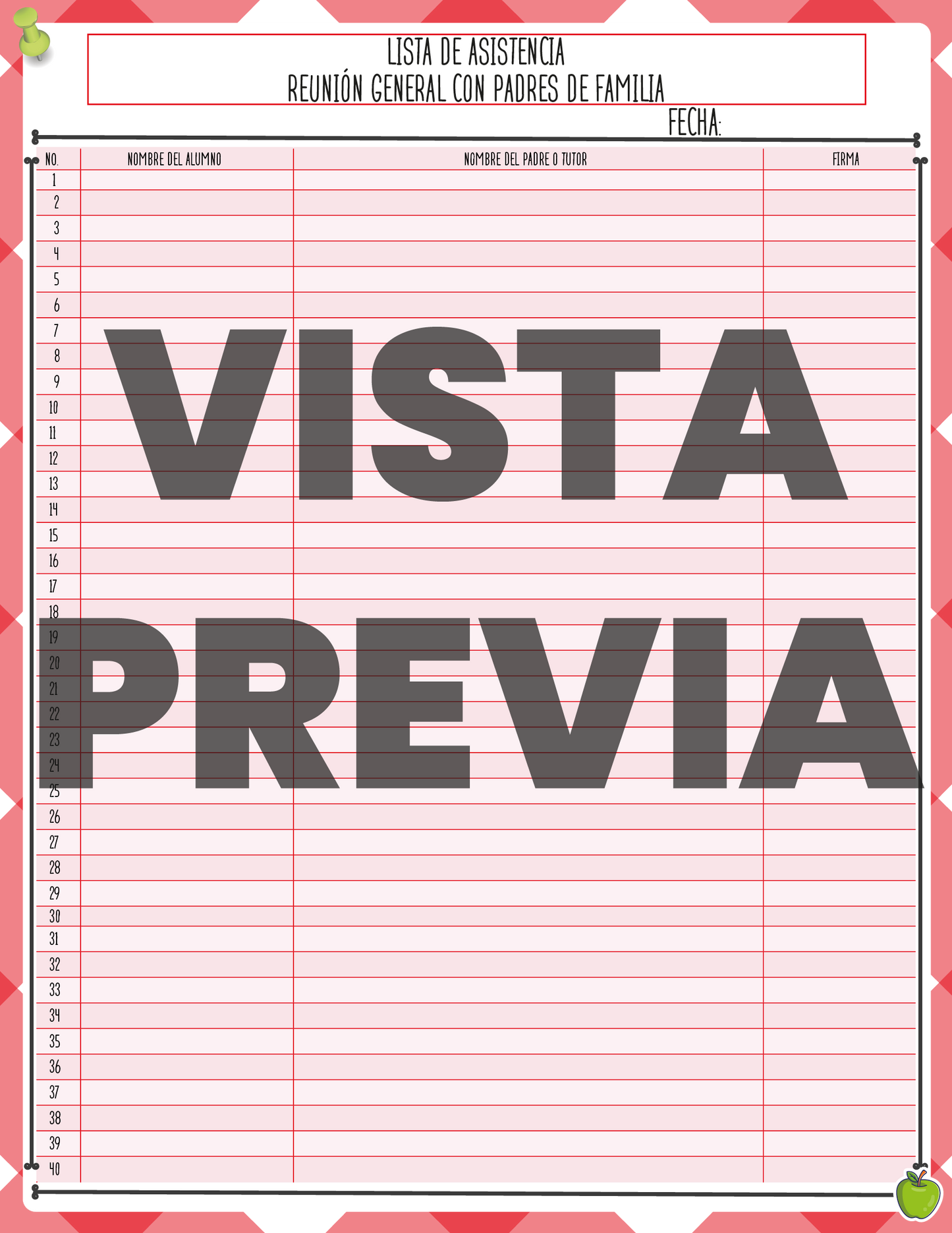 Agenda Roja DIRECTOR Secundaria Ciclo Escolar 2024 - 2025 en PDF
