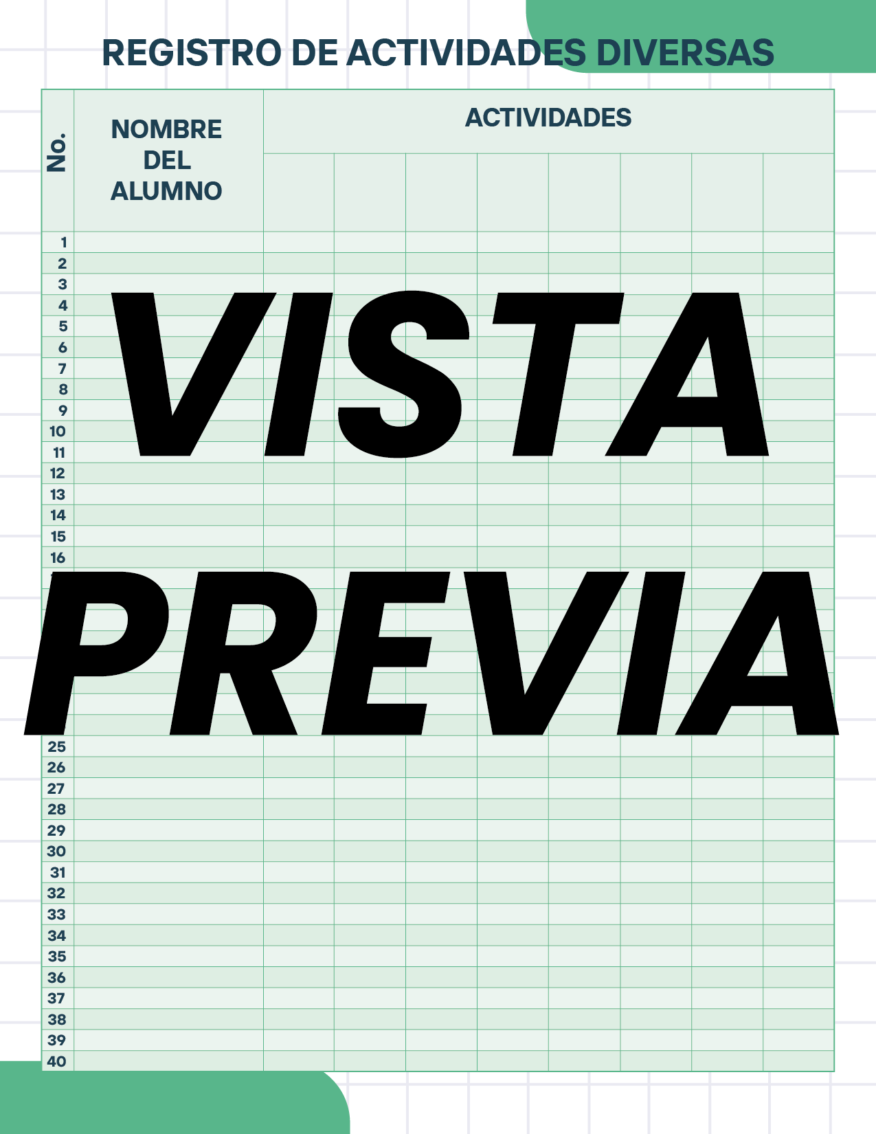Agenda Cuadros MAESTRO Secundaria