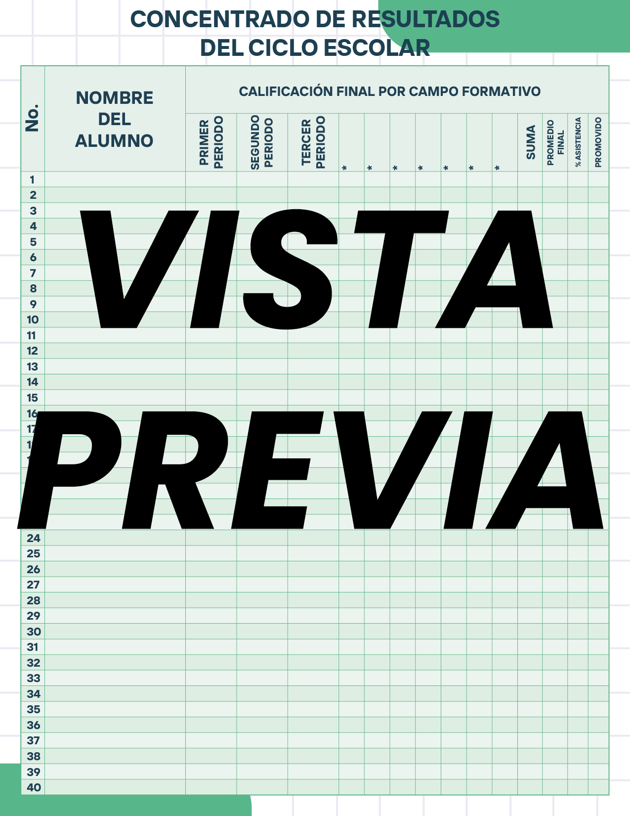 Agenda Cuadros MAESTRO Secundaria