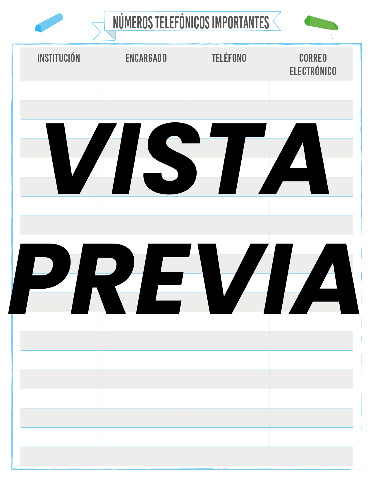 Agenda Gises MAESTRO Preescolar