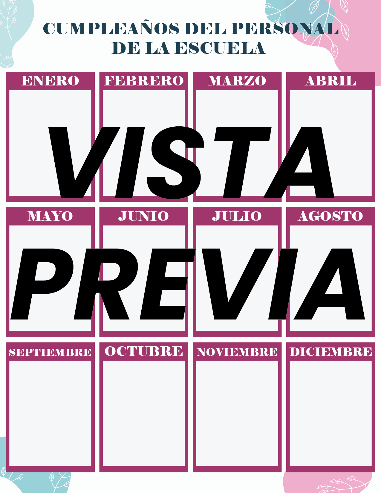 Agenda Flores MAESTRO Secundaria