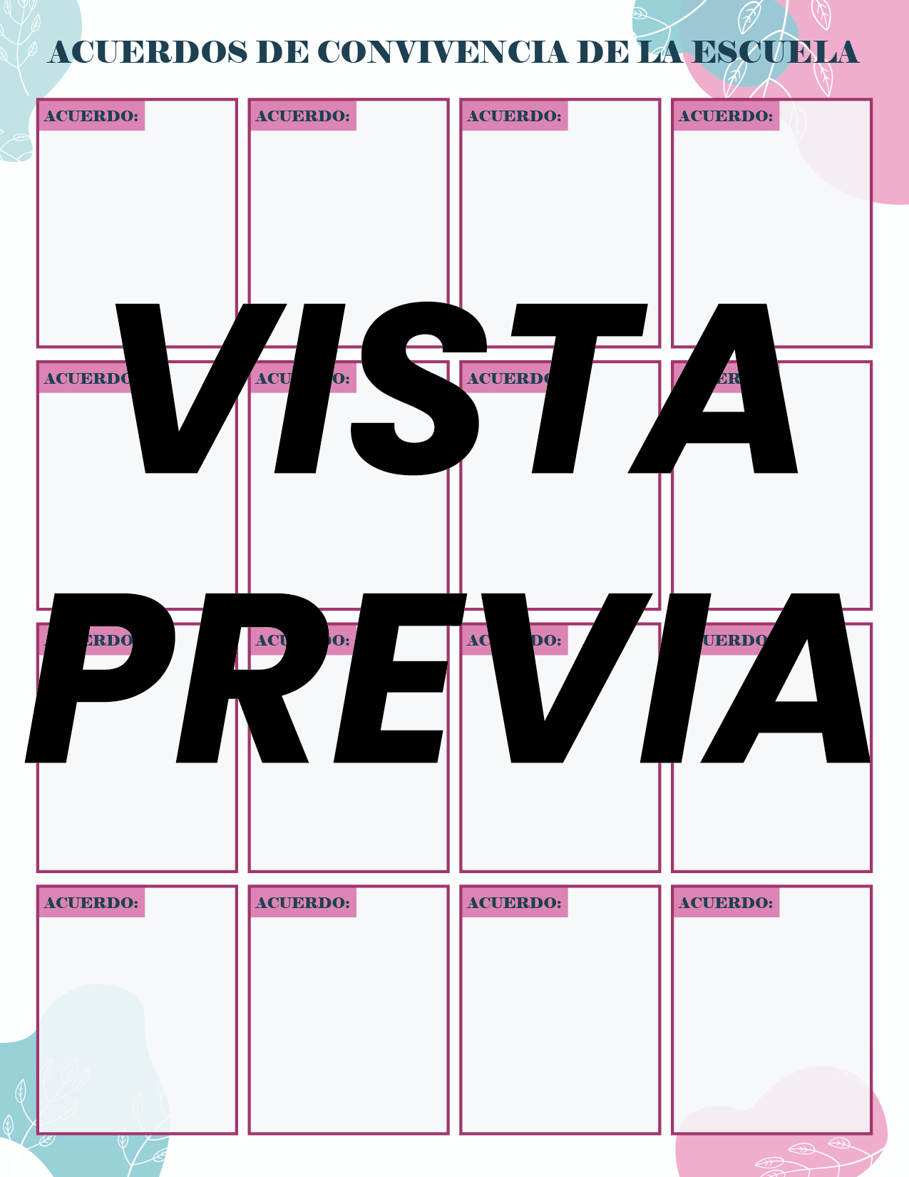 Agenda Flores MAESTRO Secundaria