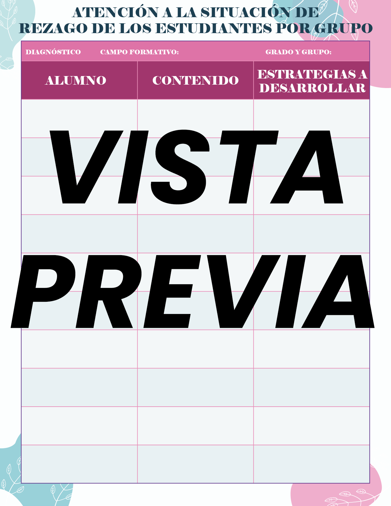 Agenda Flores MAESTRO Secundaria