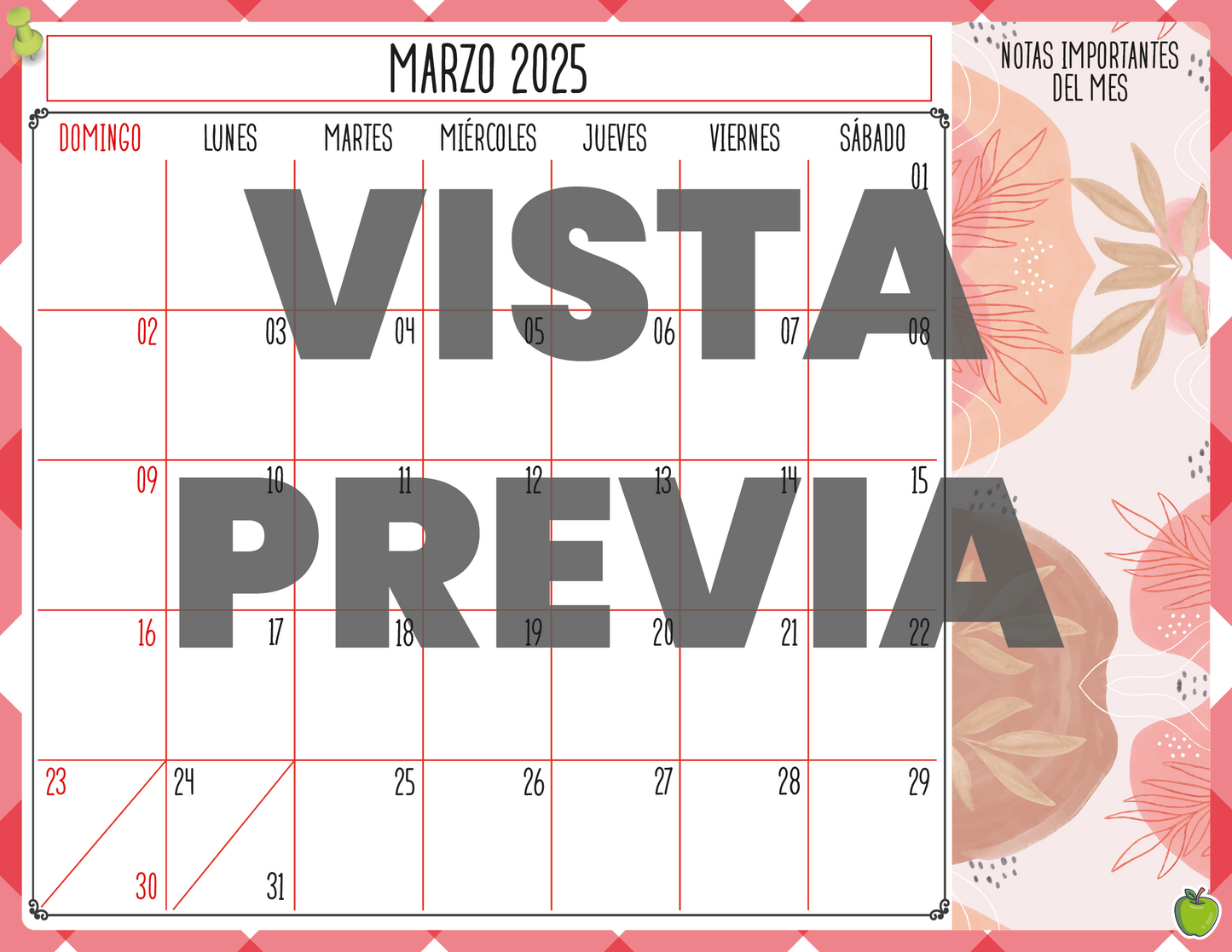Agenda Manzana SUPERVISOR Primaria Ciclo Escolar 2024 - 2025