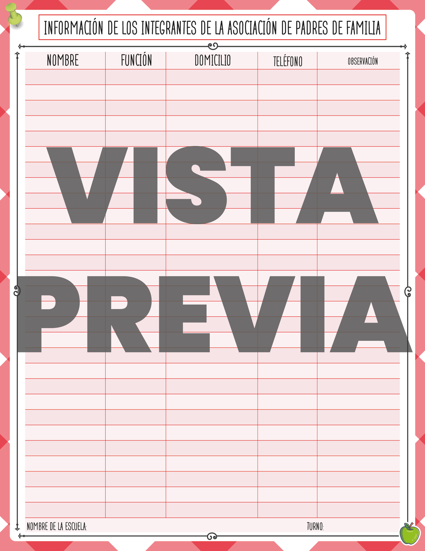Agenda Manzana SUPERVISOR Primaria Ciclo Escolar 2024 - 2025