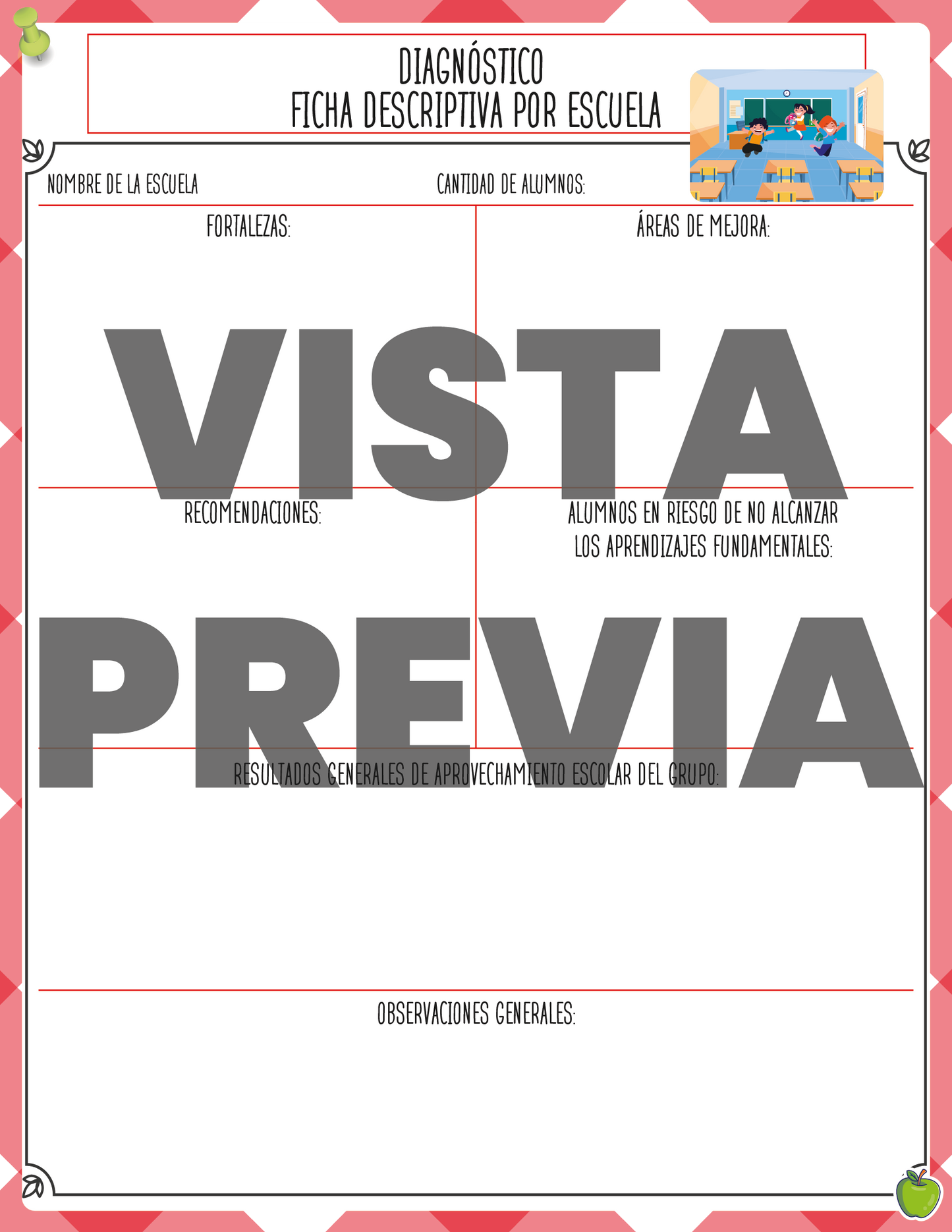 Agenda Manzana SUPERVISOR Primaria Ciclo Escolar 2024 - 2025