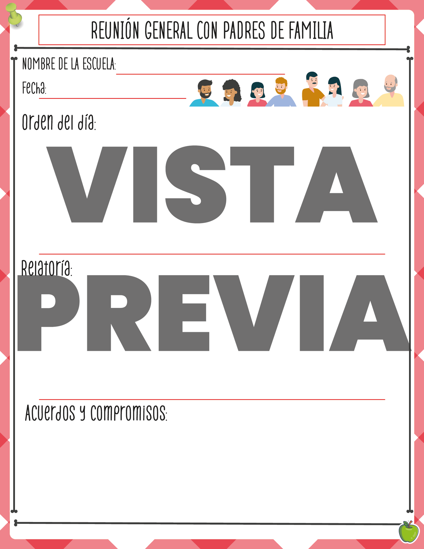 Agenda Manzana SUPERVISOR Primaria Ciclo Escolar 2024 - 2025