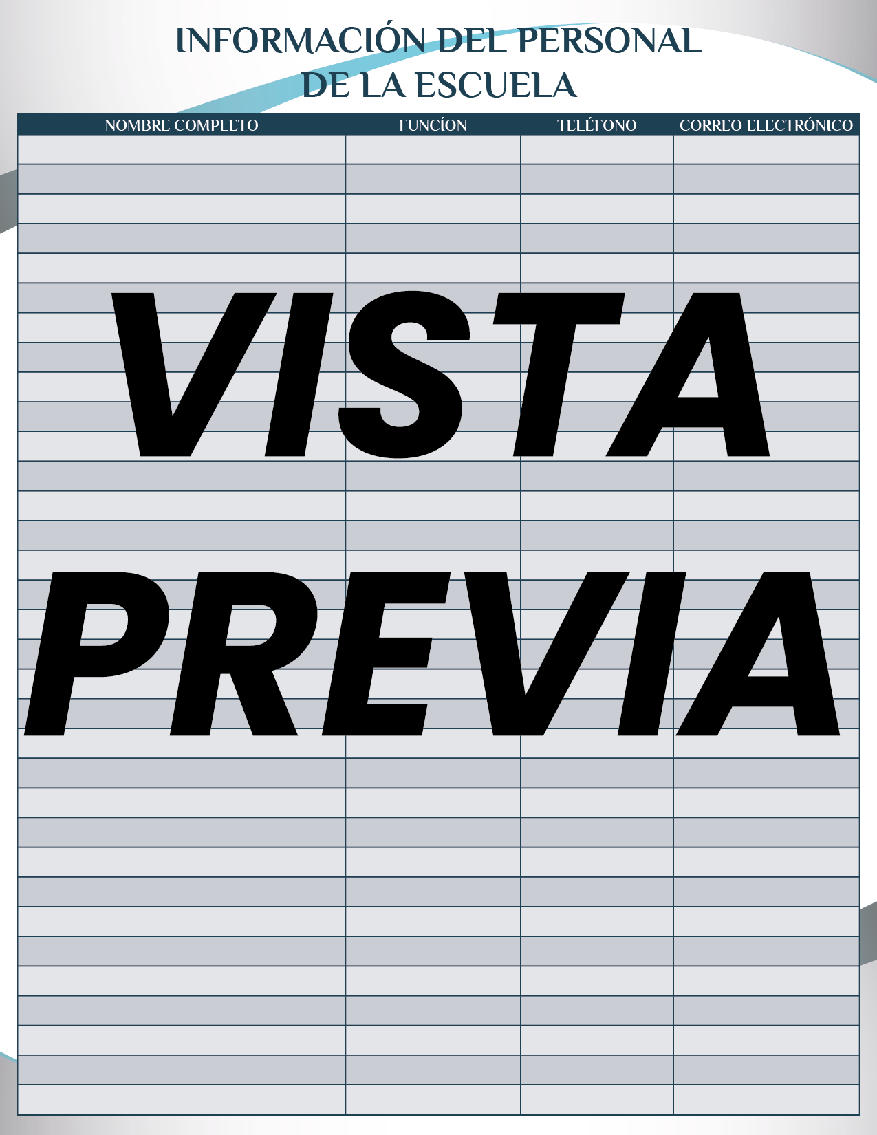 Agenda Formal Azul MAESTRO Secundaria