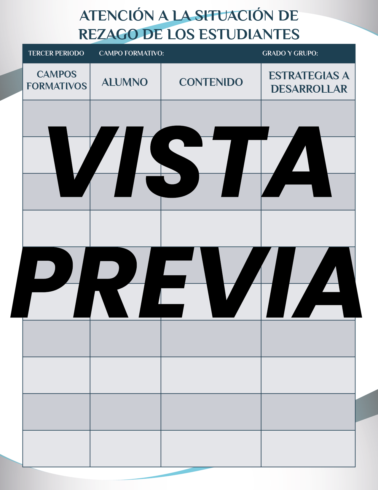 Agenda Formal Azul MAESTRO Secundaria