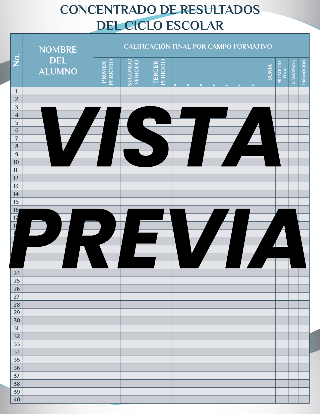 Agenda Formal Azul MAESTRO Secundaria