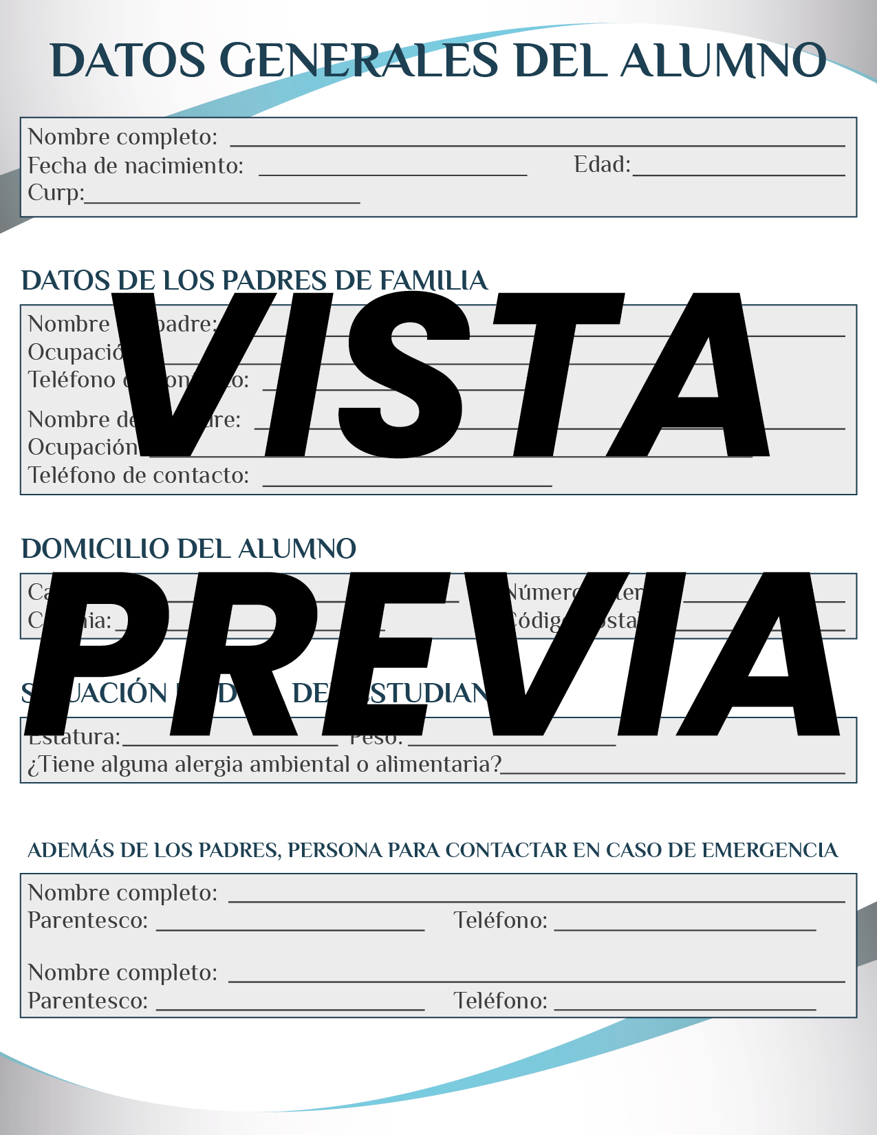 Agenda Formal Azul MAESTRO Secundaria