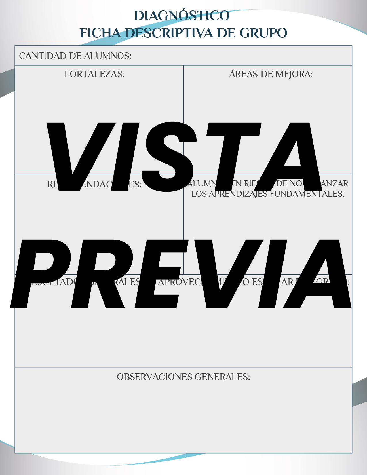 Agenda Formal Azul MAESTRO Secundaria