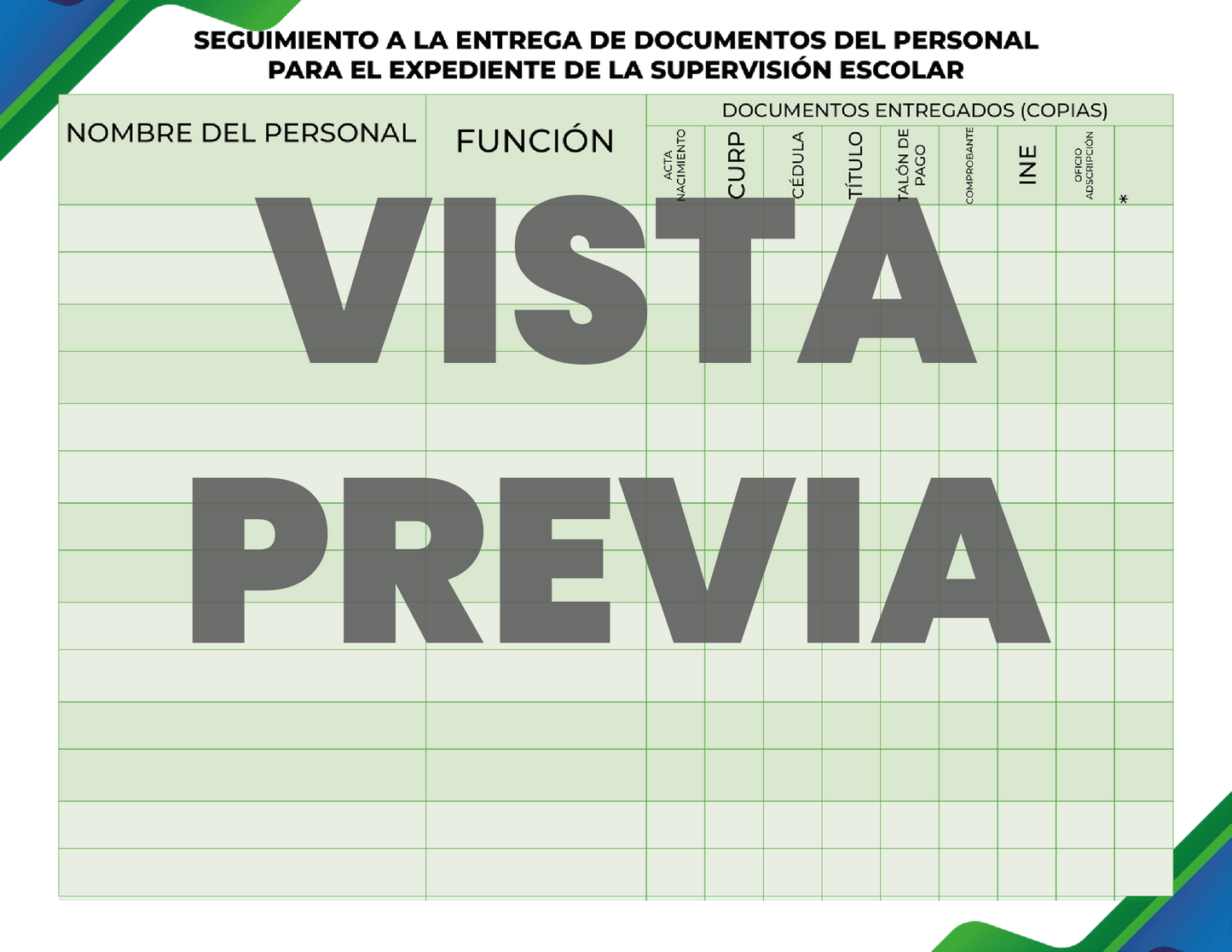 Agenda Formal SUPERVISOR Secundaria Ciclo Escolar 2024 - 2025