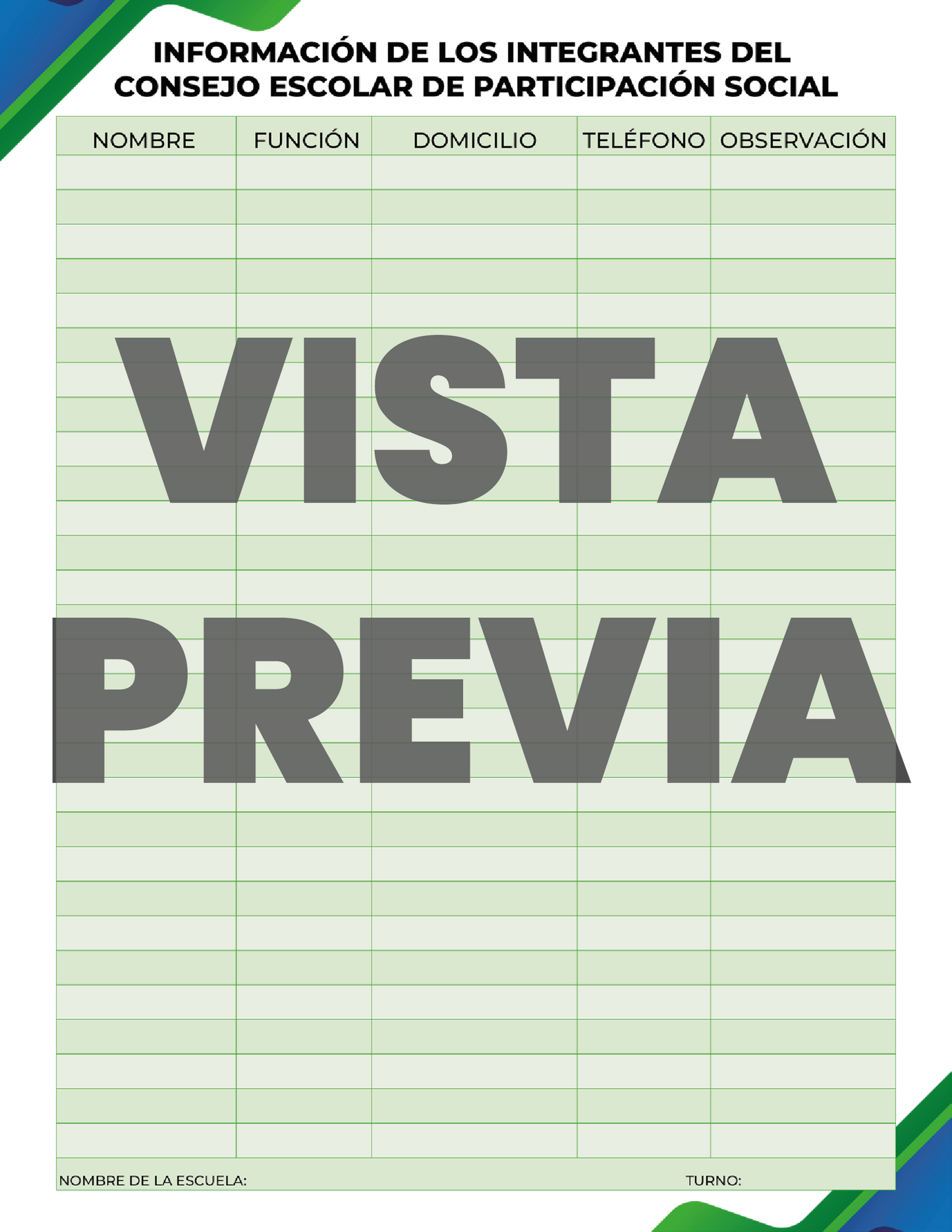 Agenda Formal SUPERVISOR Secundaria Ciclo Escolar 2024 - 2025