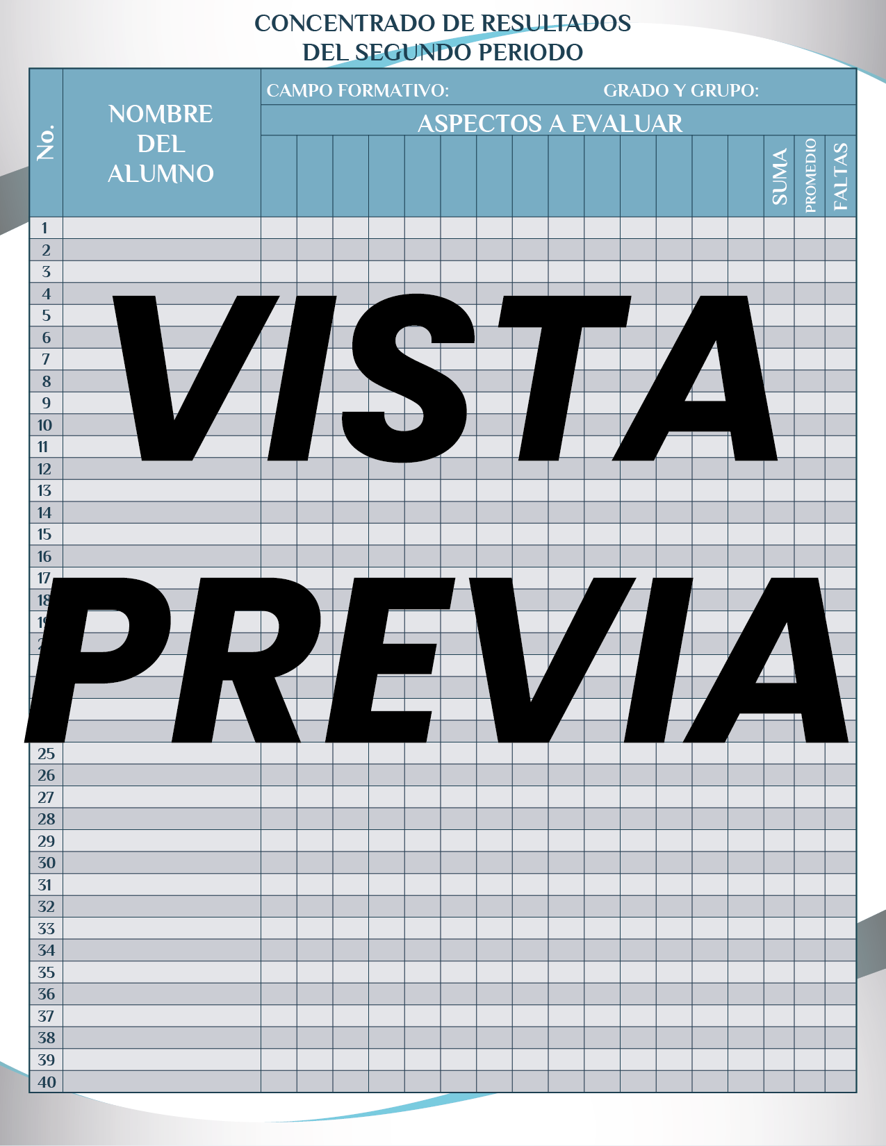 Agenda Formal Azul MAESTRO Secundaria