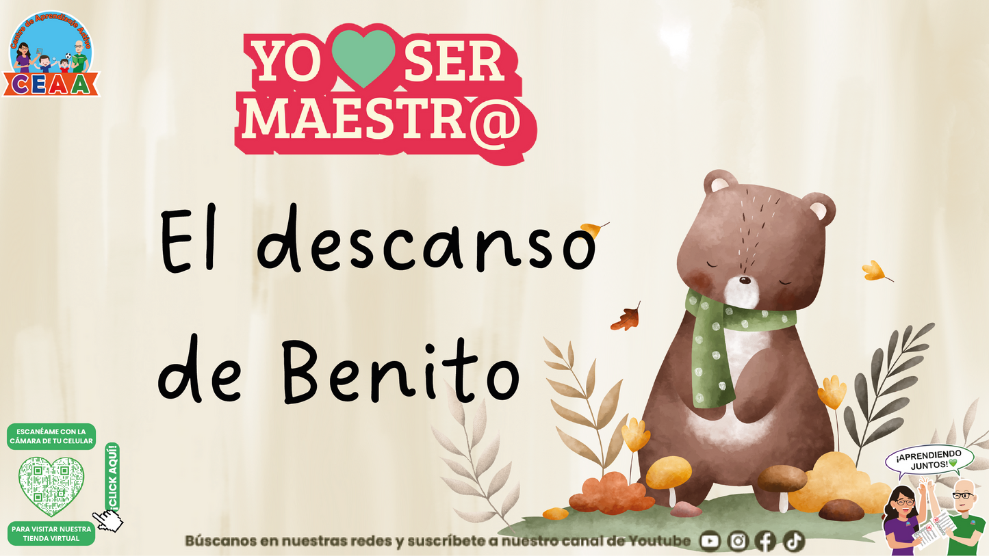 Historias para Maestros - El descanso de Benito en (Editable en PowerPoint)