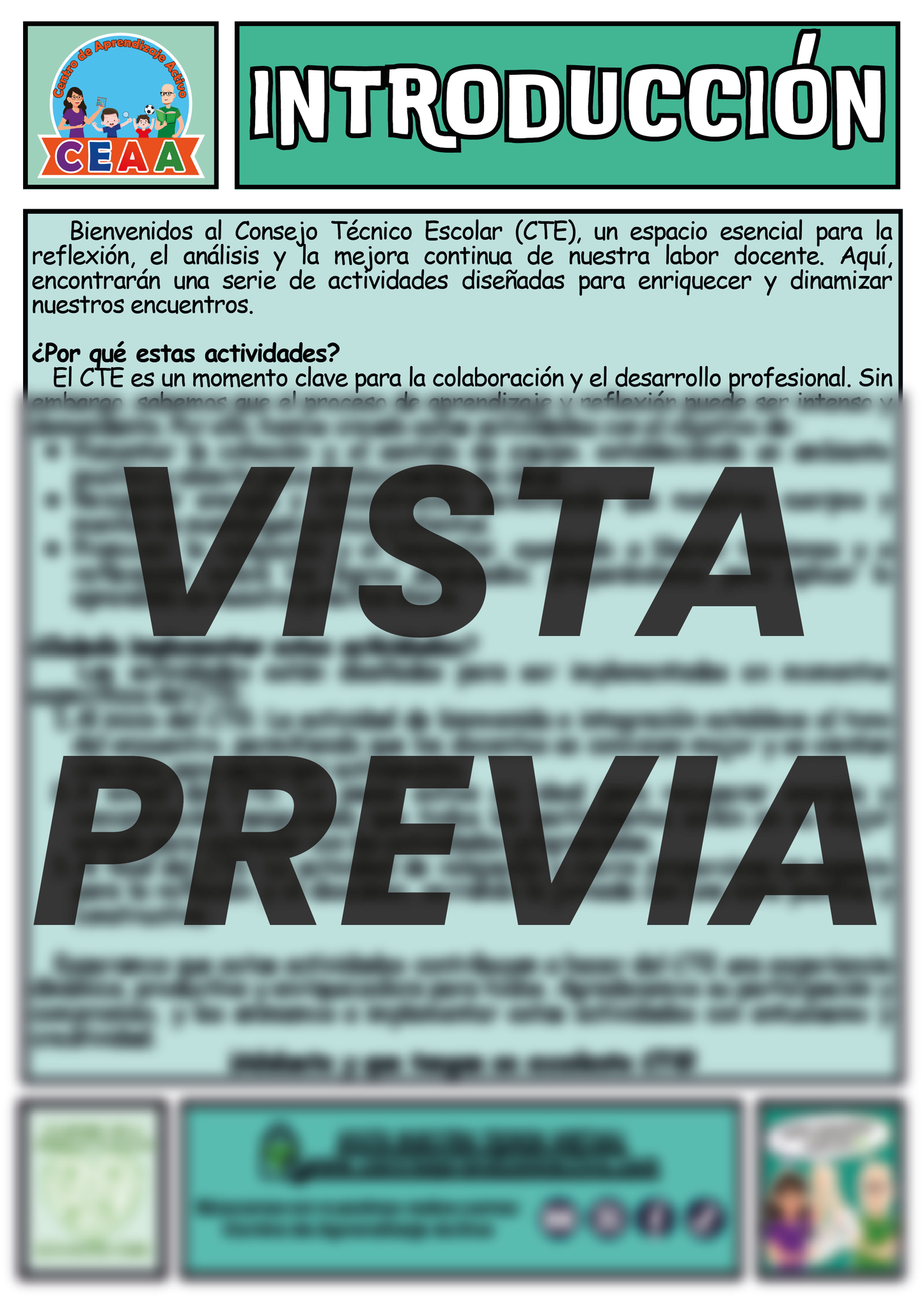 Fichero 3 Actividades CTE Tema 8: Estrategias metodológicas didácticas diferentes a proyectos
