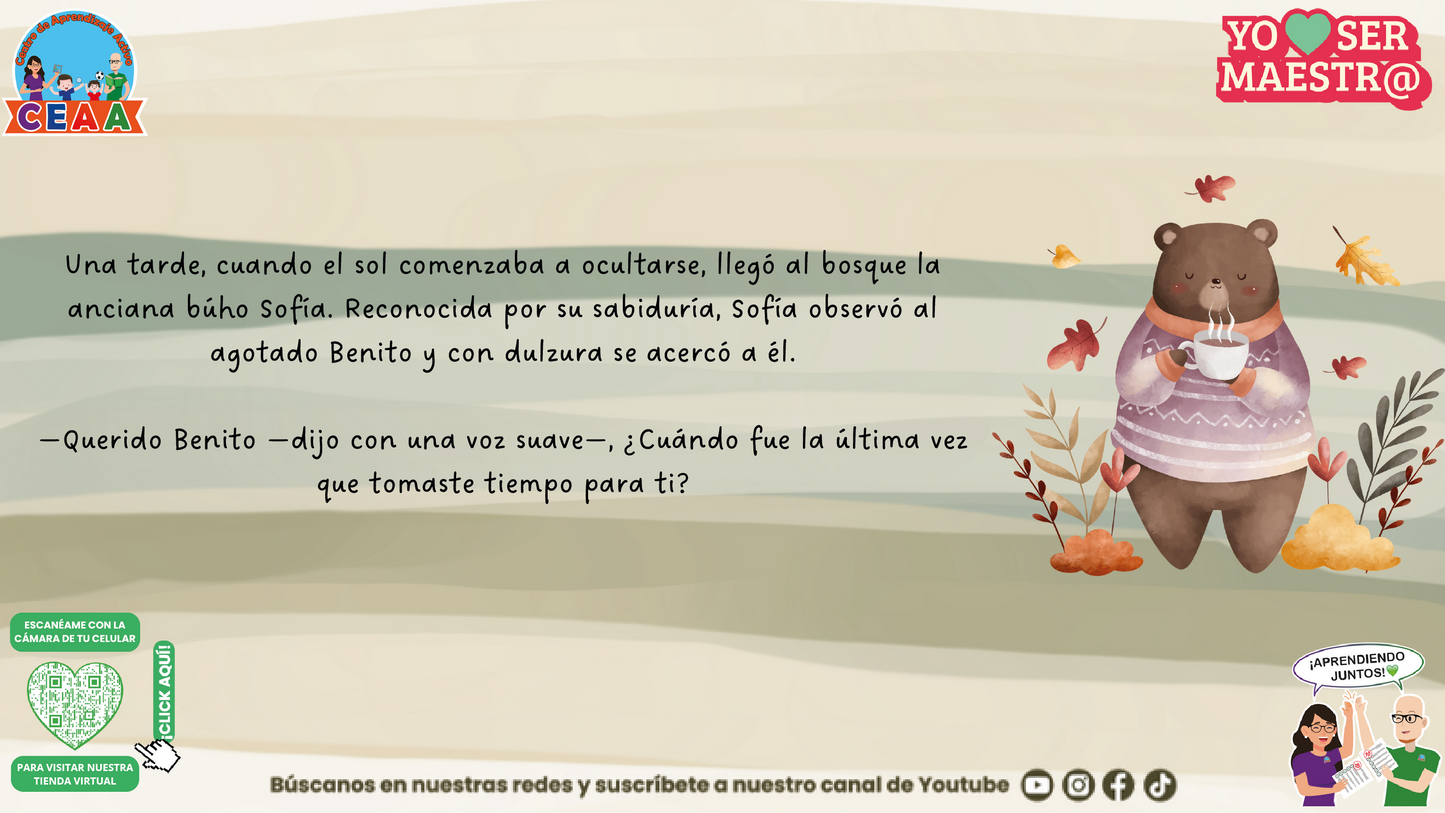 Historias para Maestros - El descanso de Benito en (Editable en PowerPoint)
