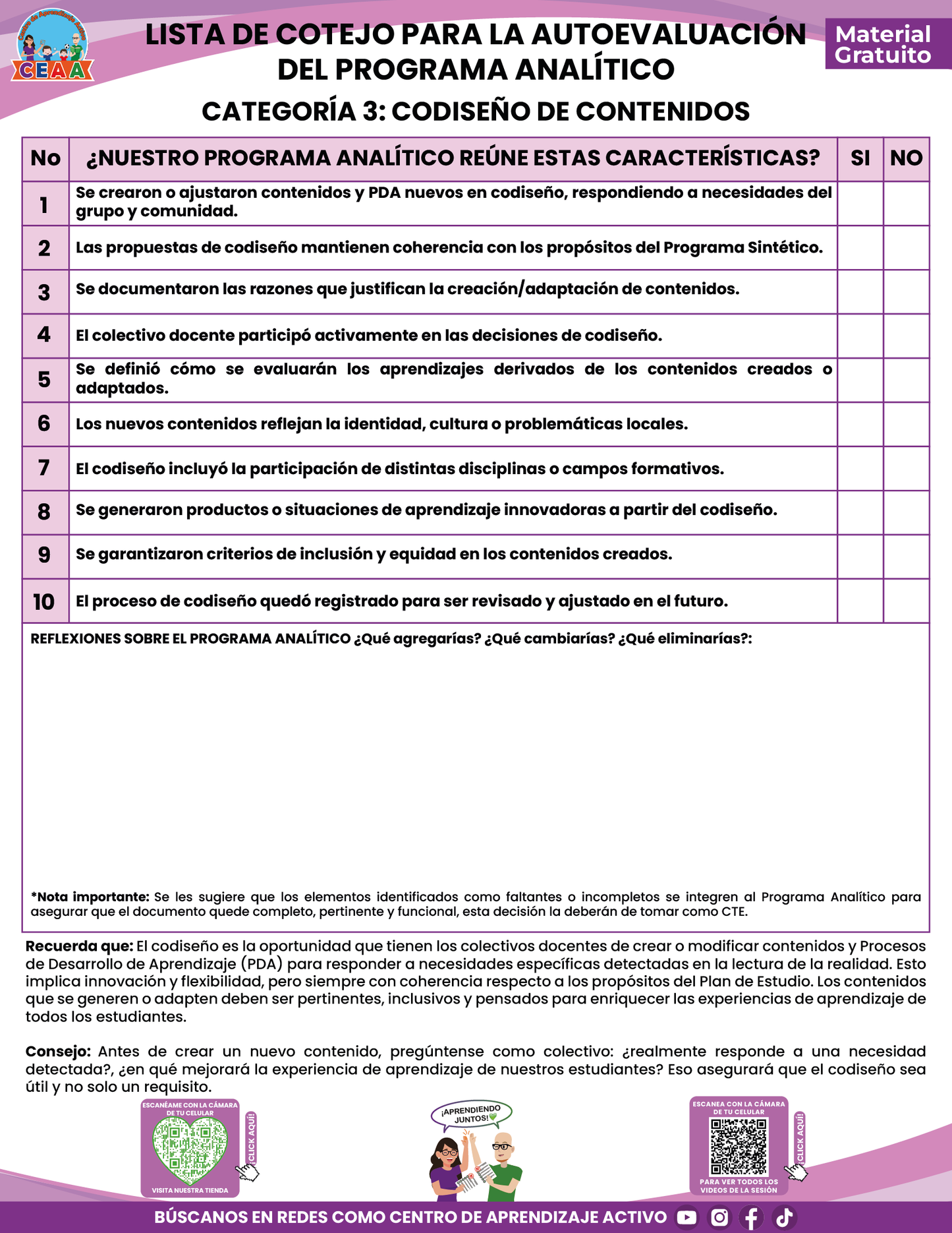 AUTOEVALUACIÓN DEL PROGRAMA ANALÍTICO en PDF