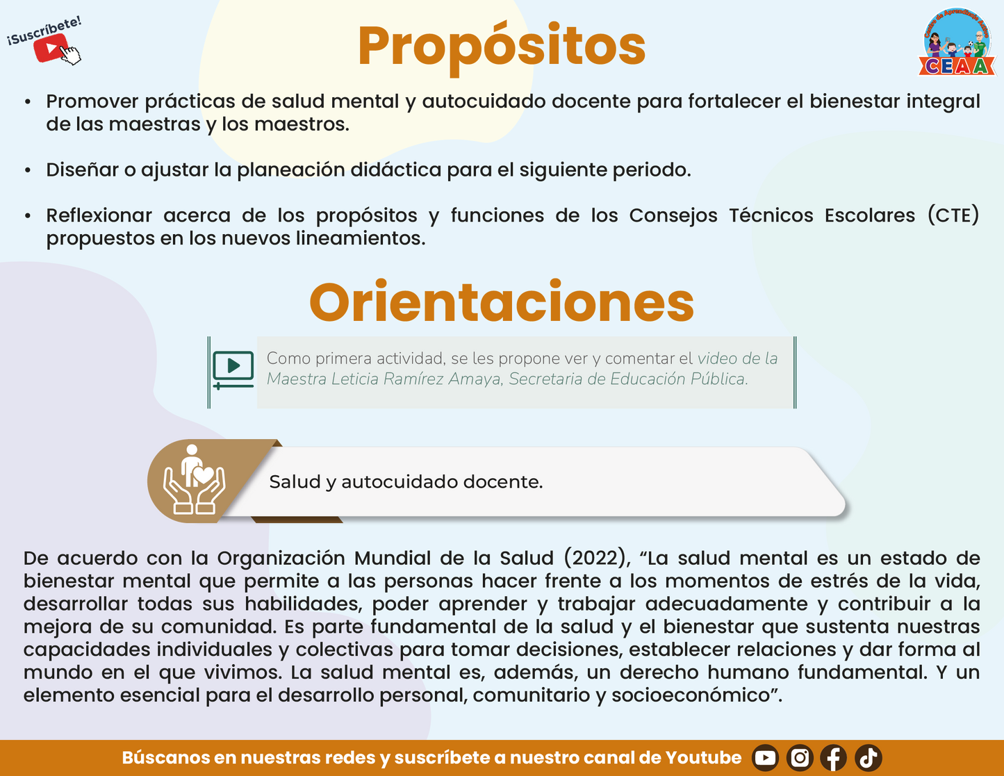 PRESENTACIÓN SEXTA SESIÓN CONSEJO TÉCNICO ESCOLAR PARA MAESTROS