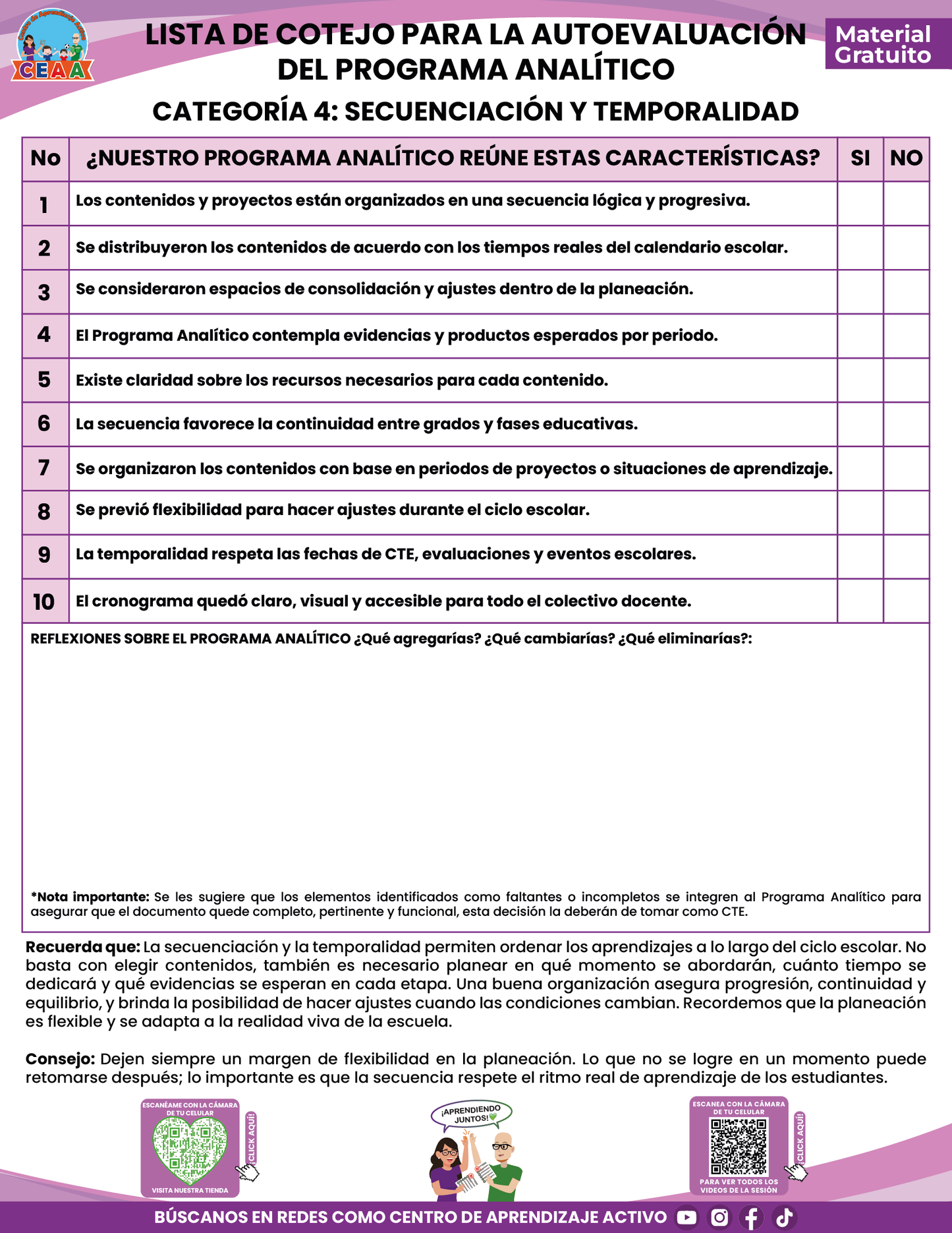 AUTOEVALUACIÓN DEL PROGRAMA ANALÍTICO en PDF