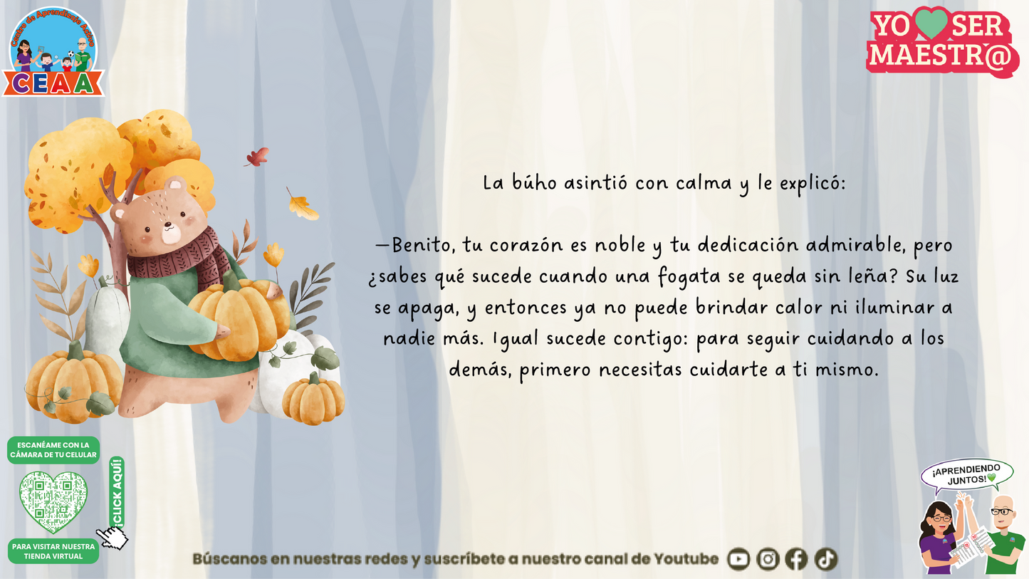 Historias para Maestros - El descanso de Benito en (Editable en PowerPoint)