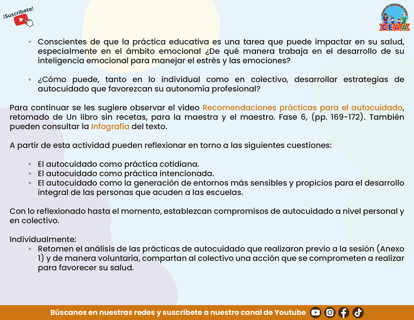 PRESENTACIÓN SEXTA SESIÓN CONSEJO TÉCNICO ESCOLAR PARA MAESTROS
