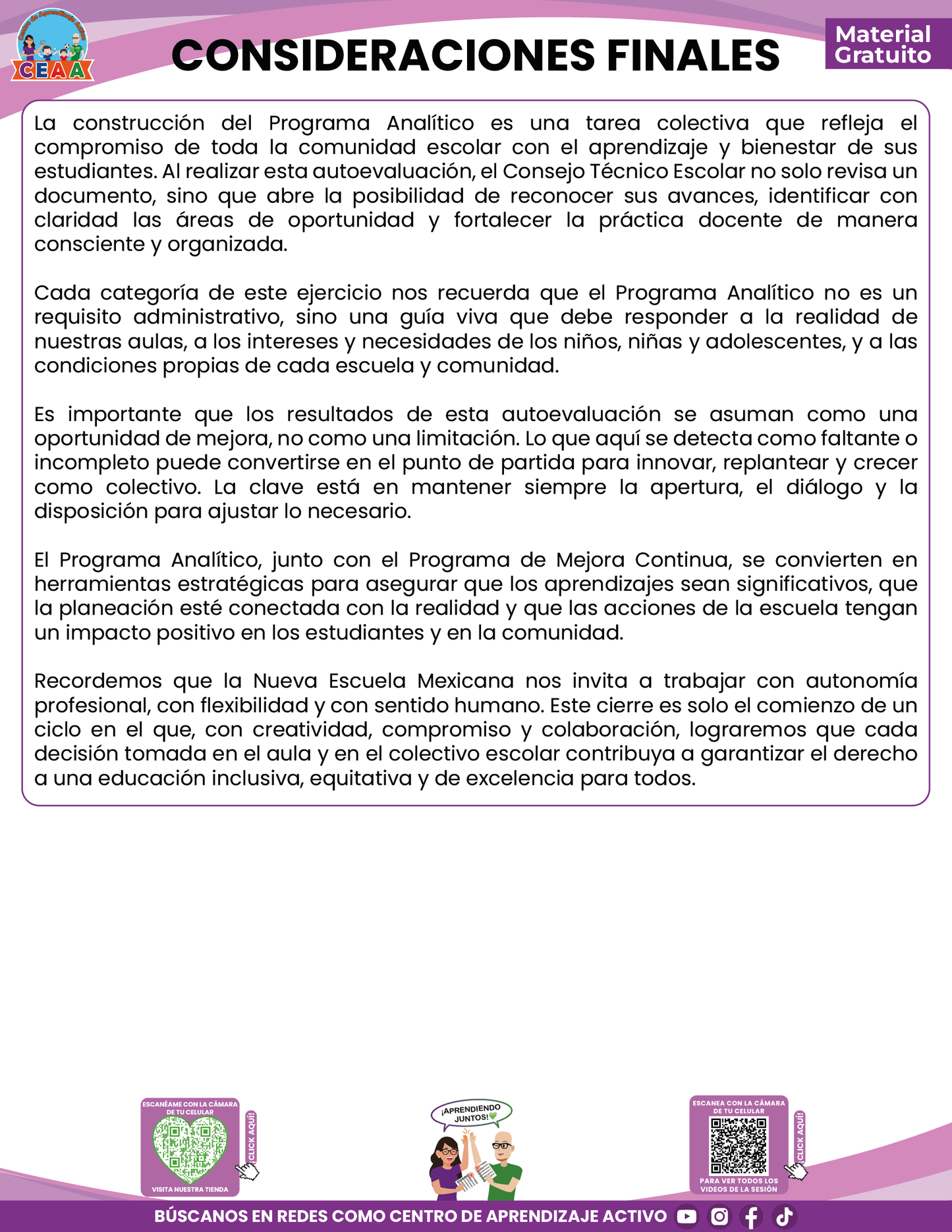 AUTOEVALUACIÓN DEL PROGRAMA ANALÍTICO en PDF