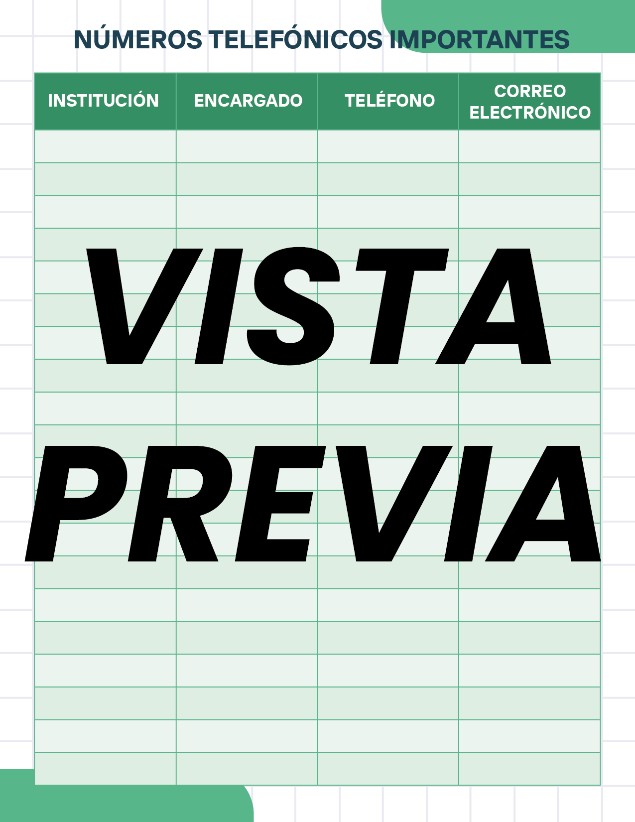 Agenda Cuadros SUPERVISOR Secundaria