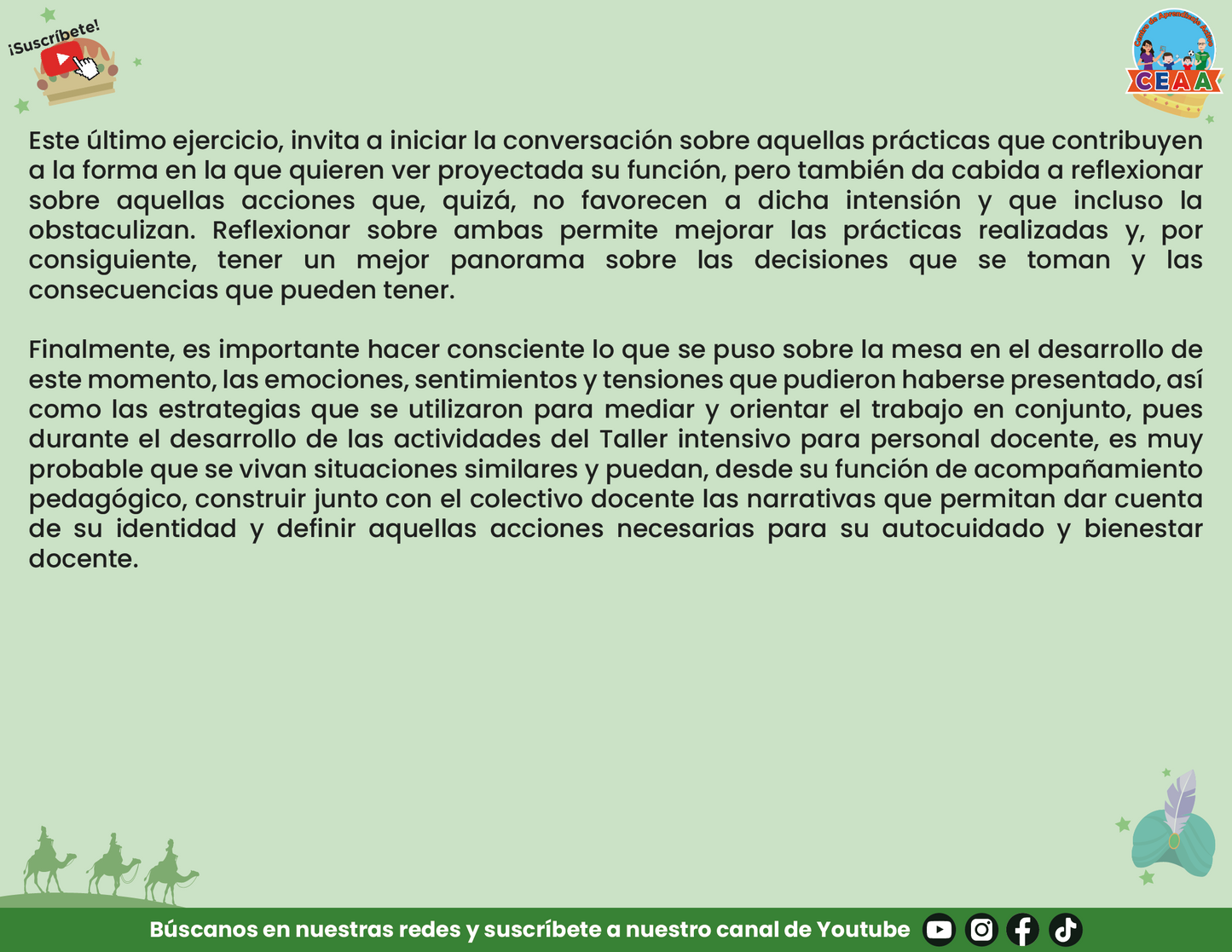 Presentación Taller Intensivo Directivos y Supervisores