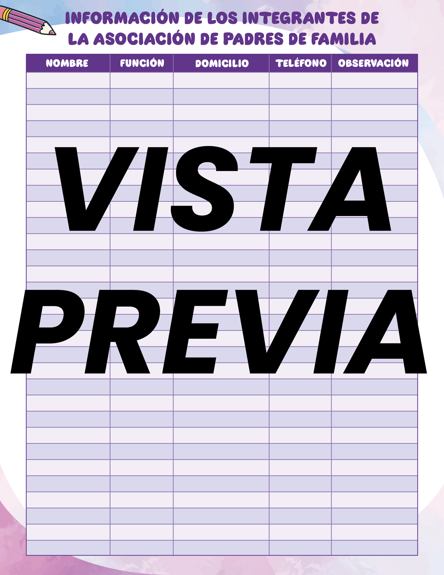 Agenda Colorida DIRECTOR Primaria