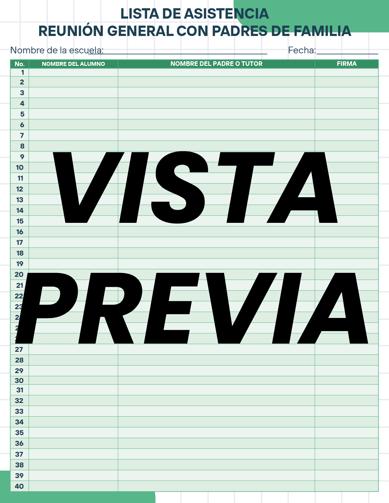 Agenda Cuadros SUPERVISOR Secundaria