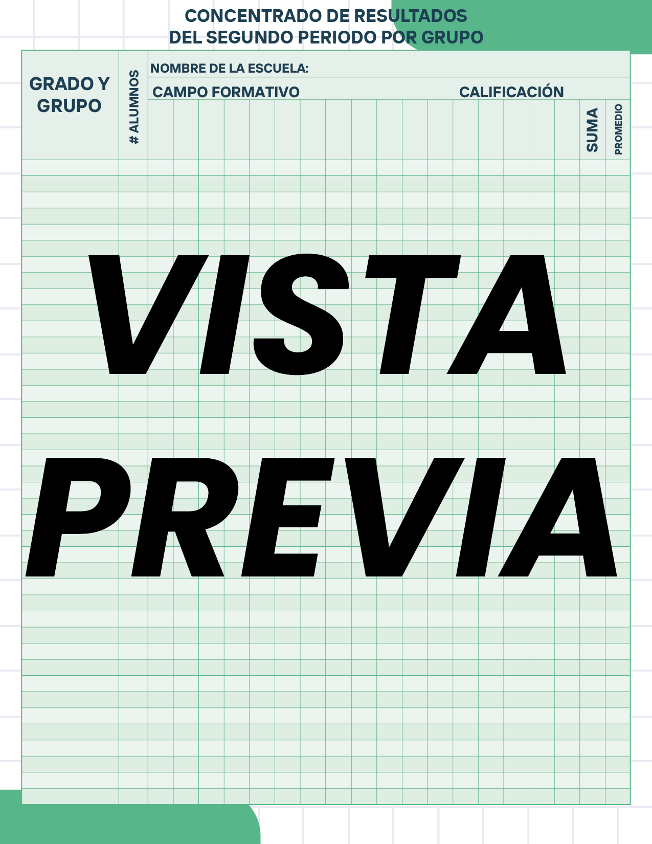 Agenda Cuadros SUPERVISOR Secundaria