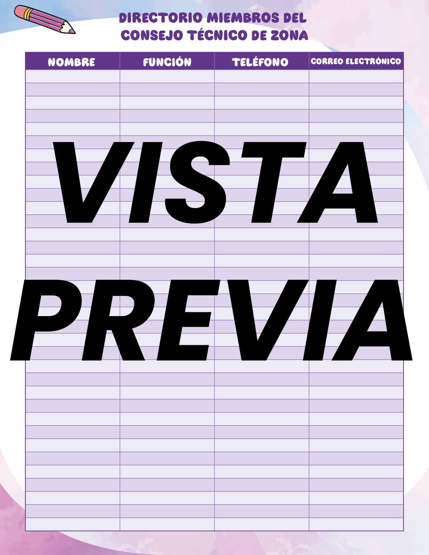 Agenda Colorida DIRECTOR Primaria