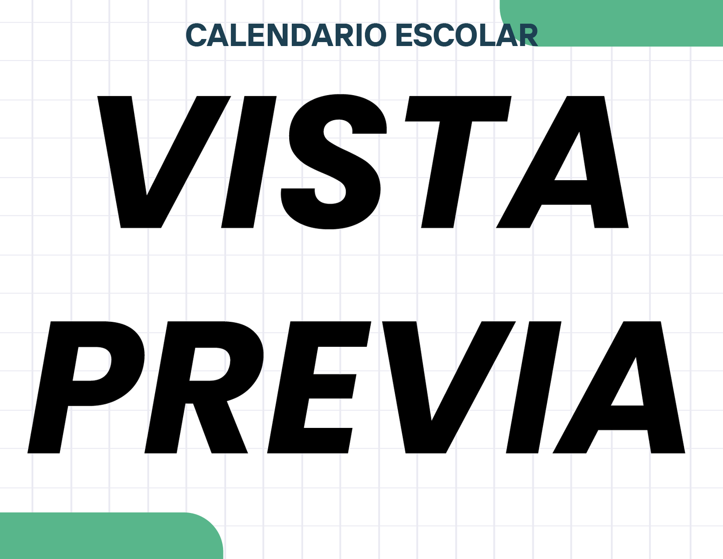 Agenda Cuadros SUPERVISOR Preescolar