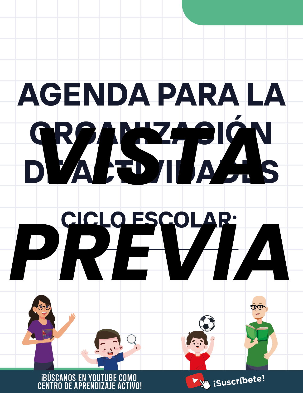 Agenda Cuadros SUPERVISOR Preescolar