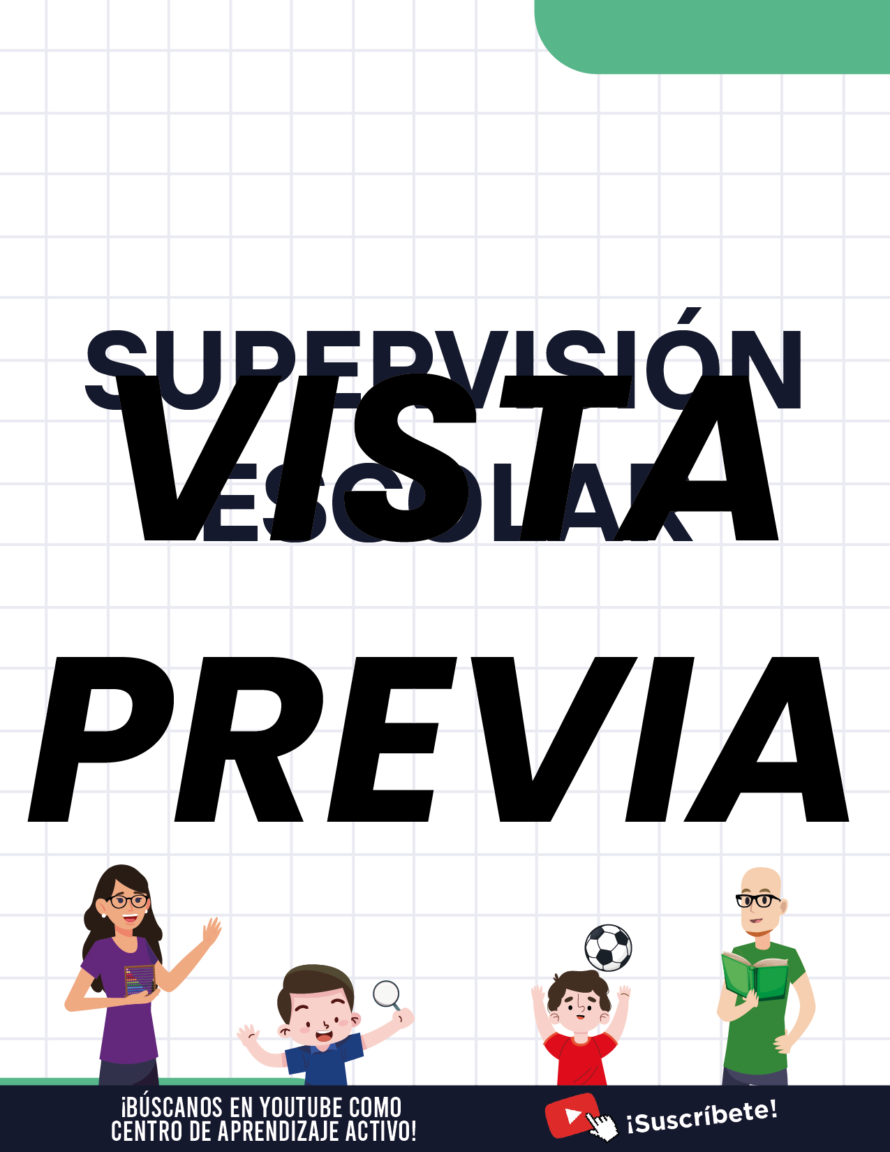 Agenda Cuadros SUPERVISOR Preescolar