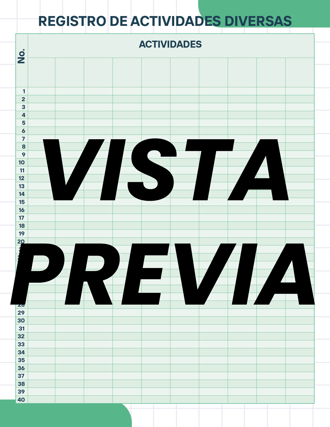 Agenda Cuadros SUPERVISOR Preescolar