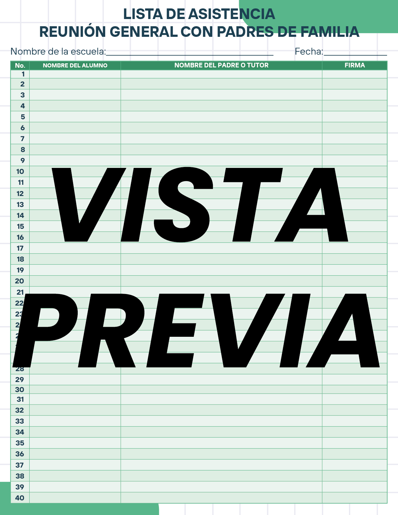 Agenda Cuadros SUPERVISOR Preescolar