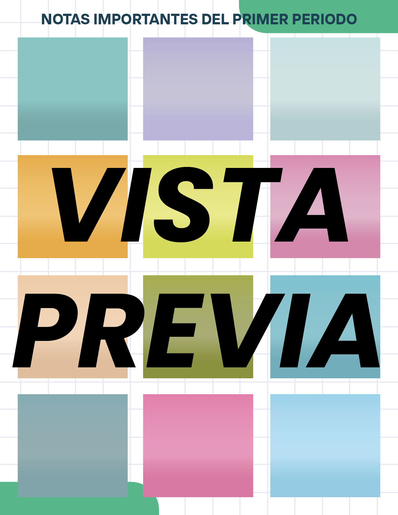 Agenda Cuadros SUPERVISOR Preescolar