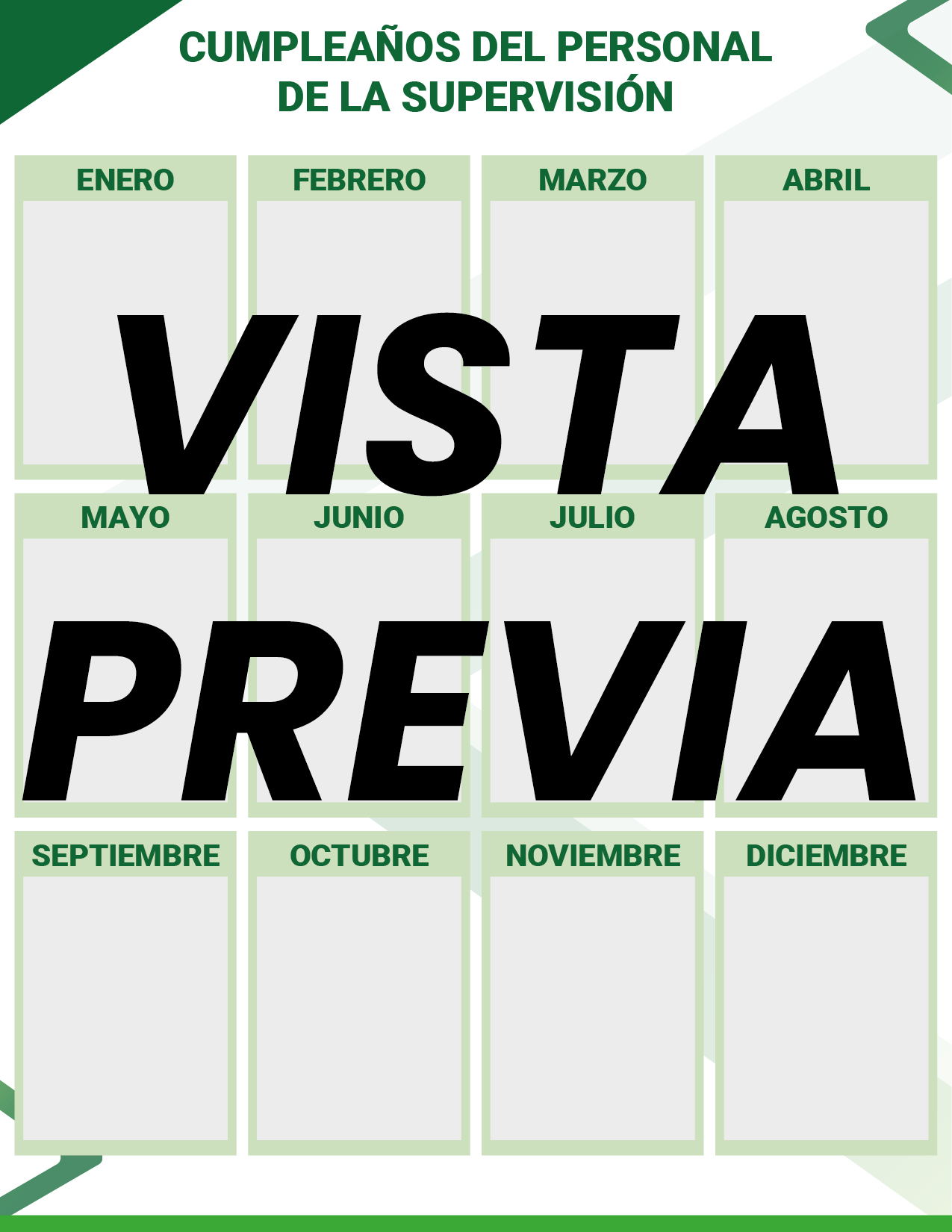 Agenda Formal Verde SUPERVISOR Primaria