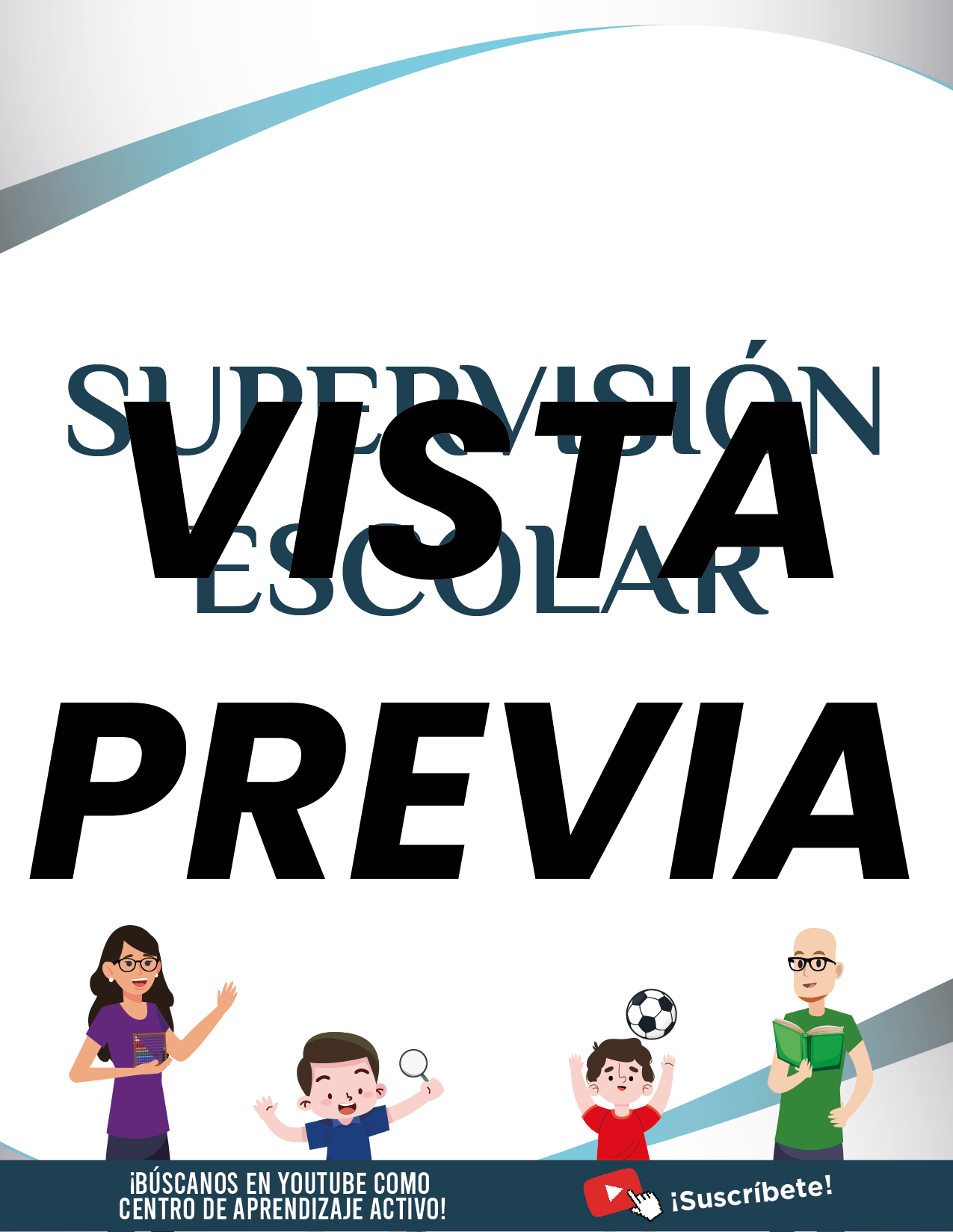 Agenda Formal Azul SUPERVISOR Preescolar