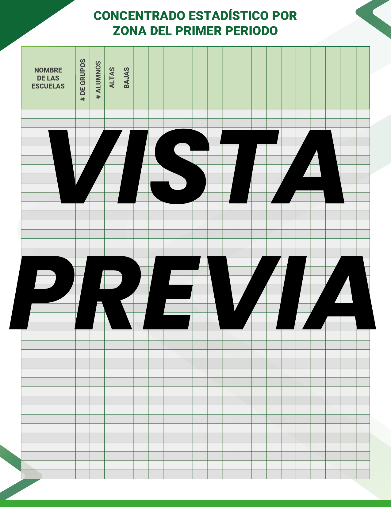 Agenda Formal Verde SUPERVISOR Primaria