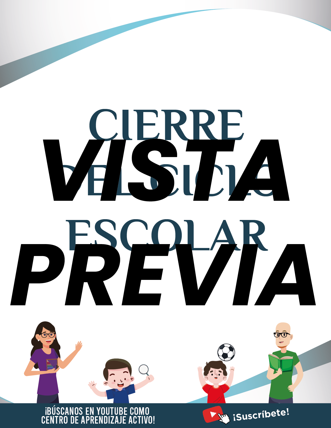 Agenda Formal Azul SUPERVISOR Preescolar