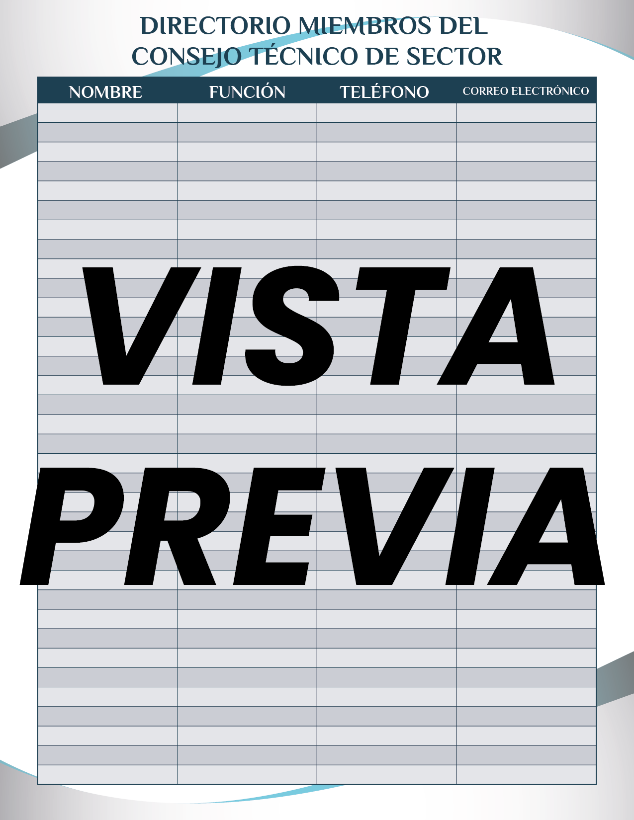 Agenda Formal Azul SUPERVISOR Preescolar