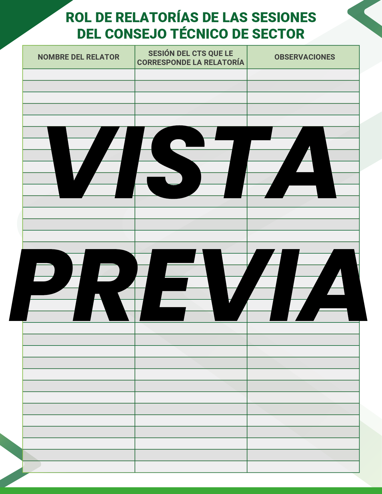 Agenda Formal Verde SUPERVISOR Primaria