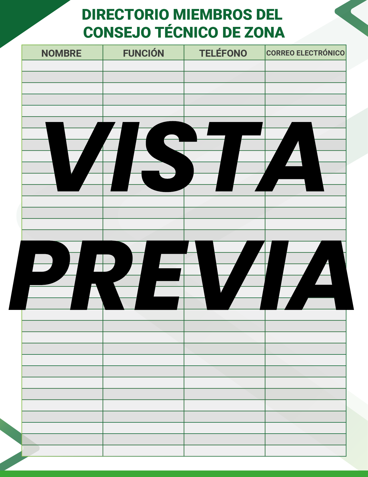 Agenda Formal Verde SUPERVISOR Primaria