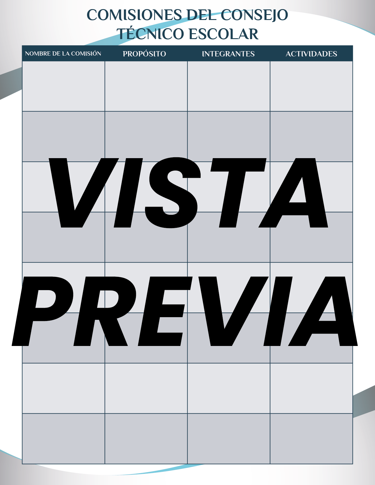 Agenda Formal Azul SUPERVISOR Preescolar